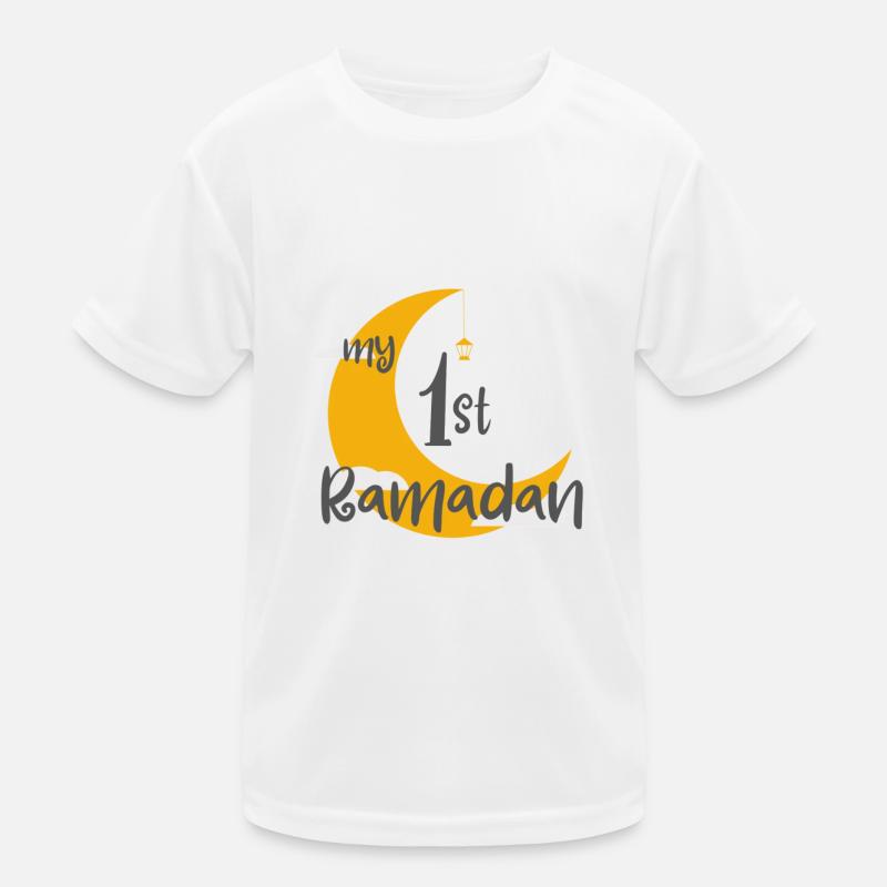 My first Ramadan/ 1. Eid /Muslim /Islam /Allah Kinder Funktions-T-Shirt