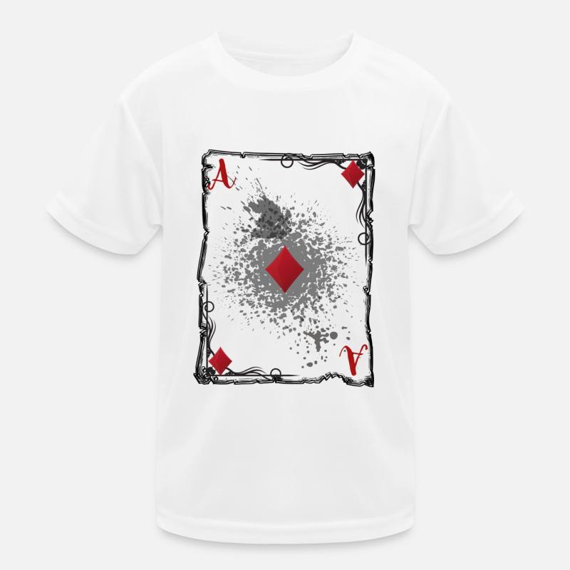 Das Karo-Ass. Kinder Funktions-T-Shirt