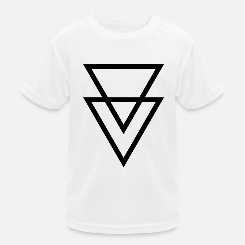 Triangles symboles vecteur T-shirt sport Enfant