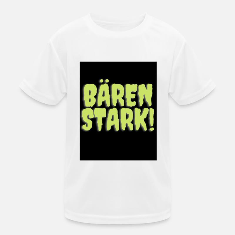 Bären stark Kinder Funktions-T-Shirt