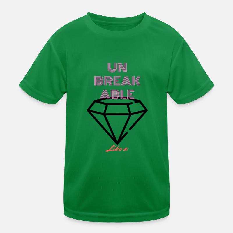 UNBREAKABLE DIAMOND Kinder Funktions-T-Shirt