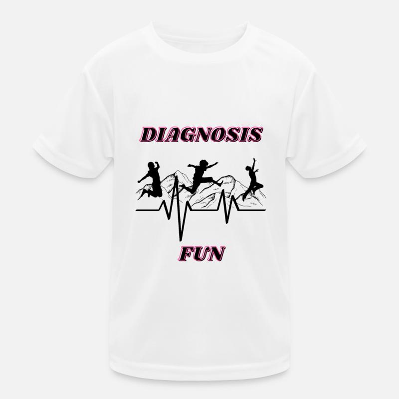 Diagnose Spaß Kinder Funktions-T-Shirt