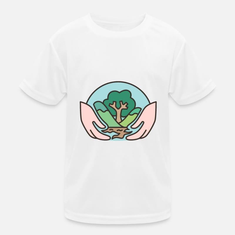 nature planet plans nature conservation environment Kids Functional T-Shirt