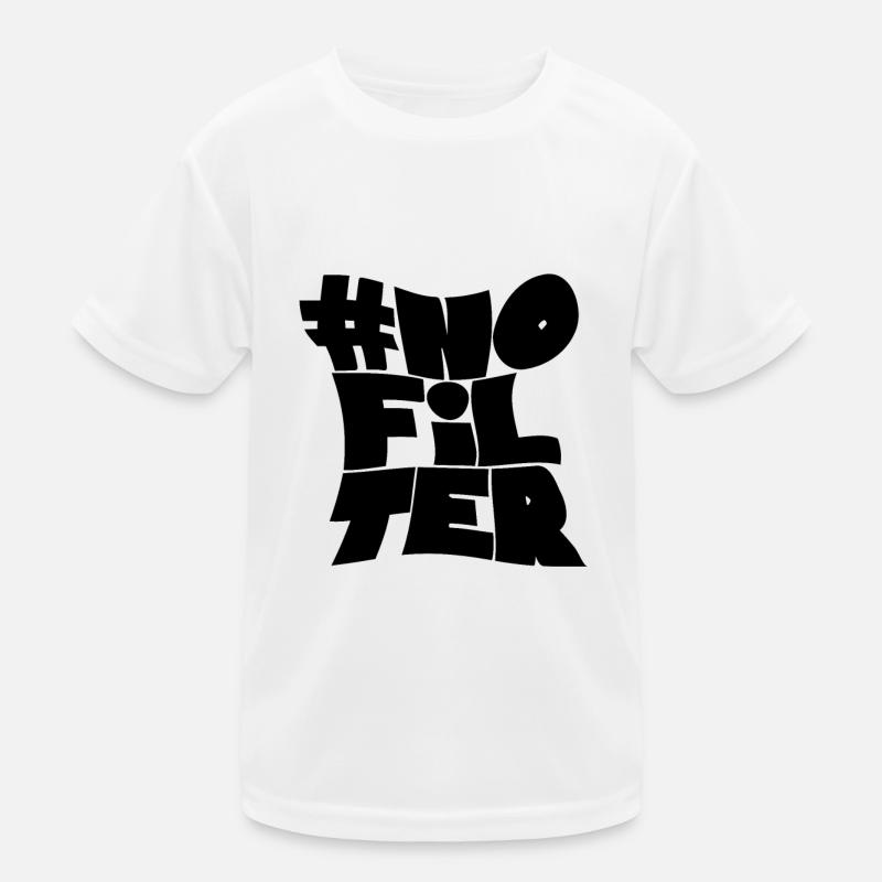 No filter - Kids Functional T-Shirt - white