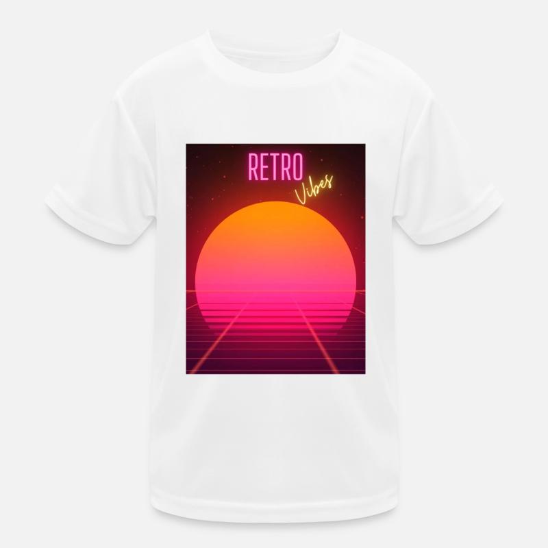 RETRO-VIBES Kinder Funktions-T-Shirt