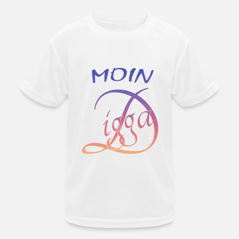 Moin Digga Kinder Funktions-T-Shirt