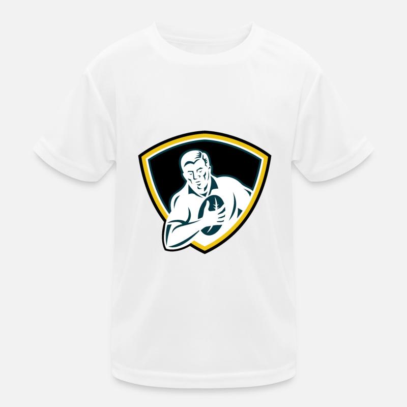 Rugby badge Kids Functional T-Shirt