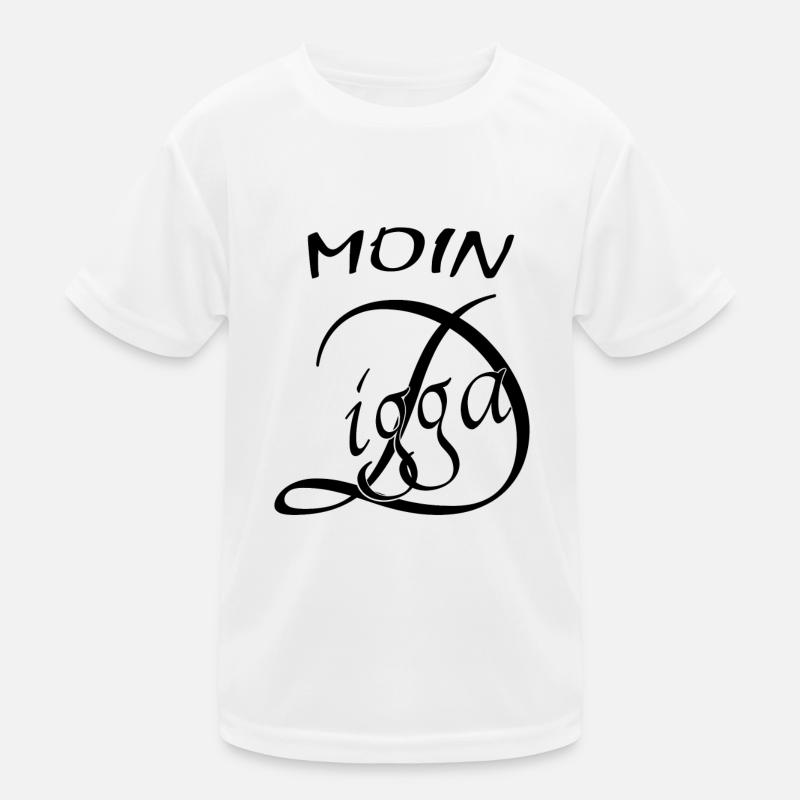 Moin Digga Kinder Funktions-T-Shirt