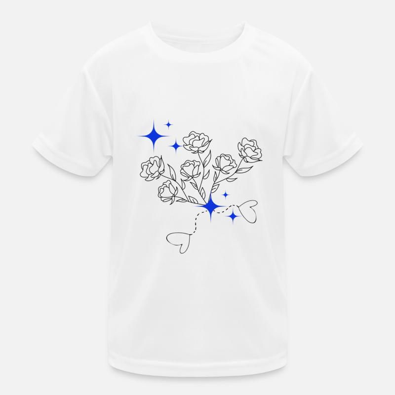 Simple flower T-shirt sport Enfant