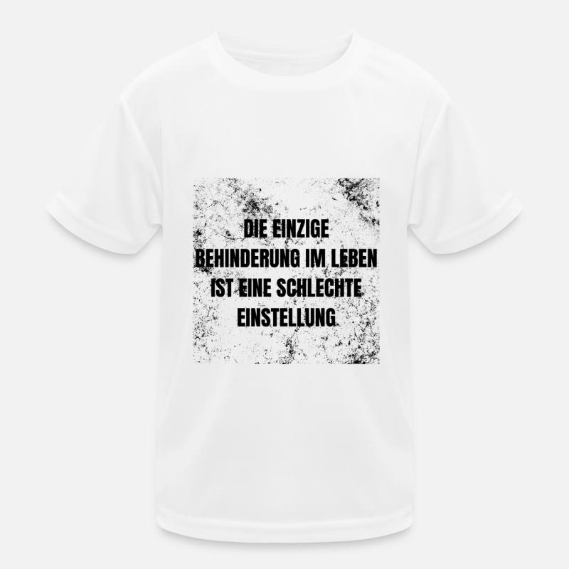 SCHLECHTE EINSTELLUNG Kinder Funktions-T-Shirt