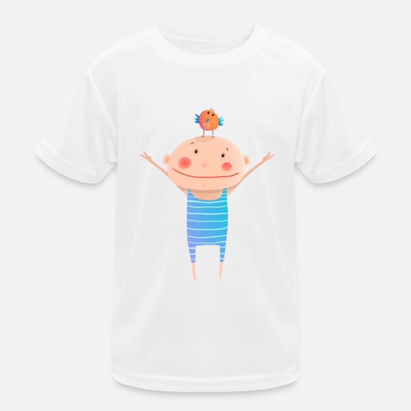 Vogel Kinder Funktions-T-Shirt