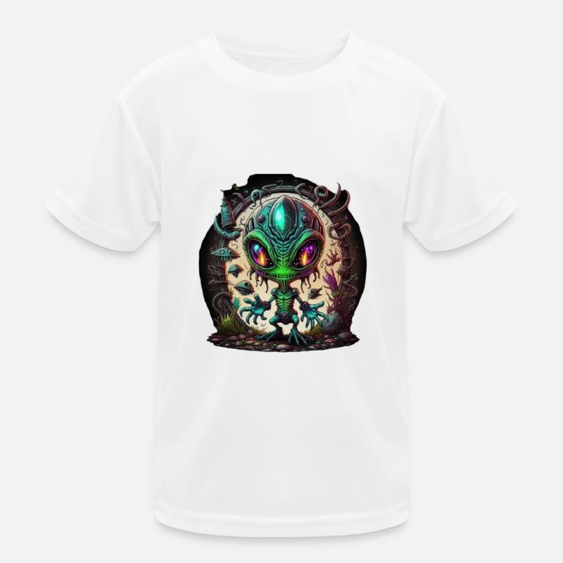 Alien Kinder Funktions-T-Shirt