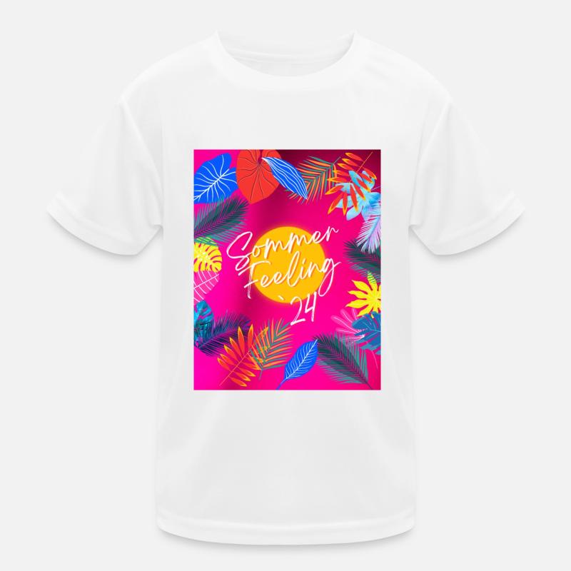 Sommer feeling 24 Kinder Funktions-T-Shirt