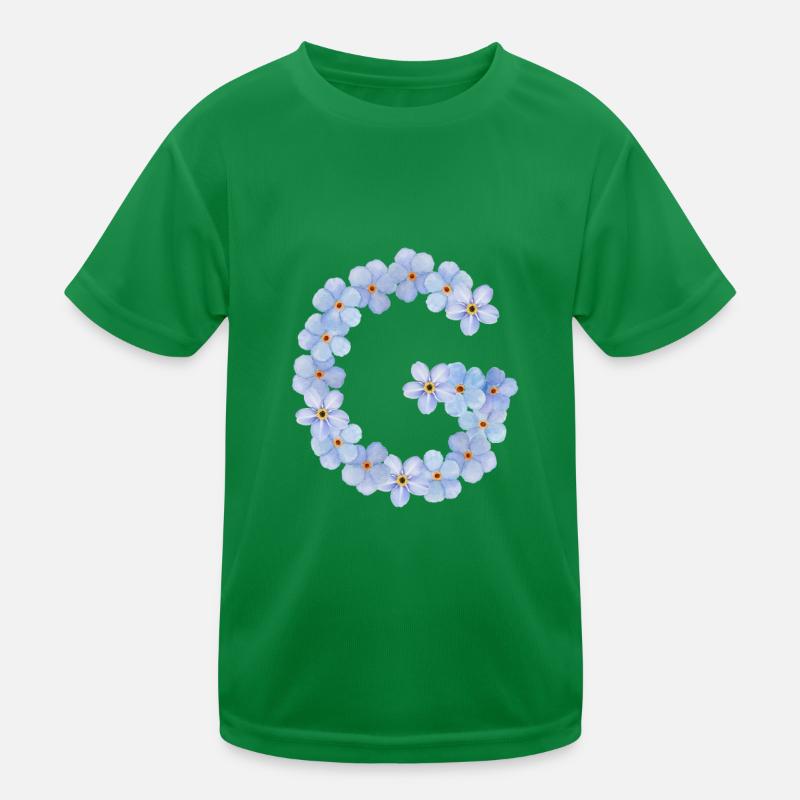 Buchstabe G Kinder Funktions-T-Shirt