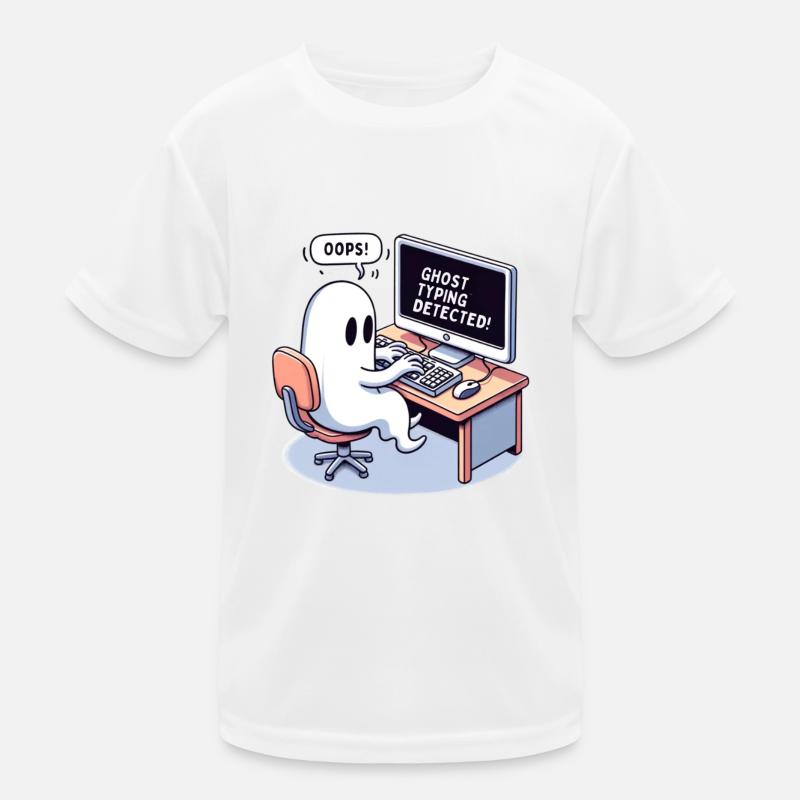 GHOST TYPING DETECTED! - OOPS! Kinder Funktions-T-Shirt