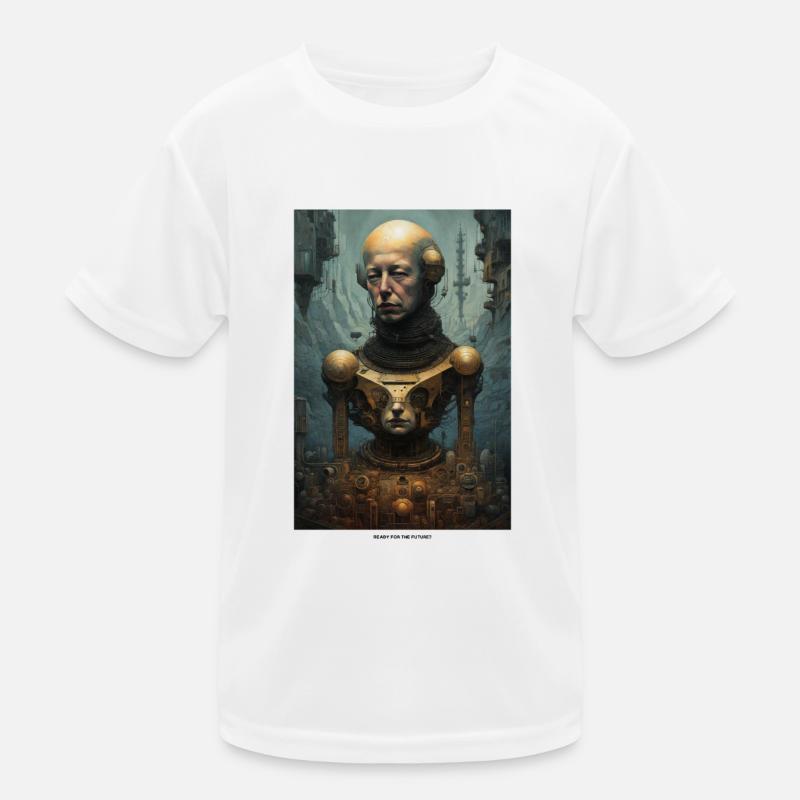 Ready for the future? - Kids Functional T-Shirt - white