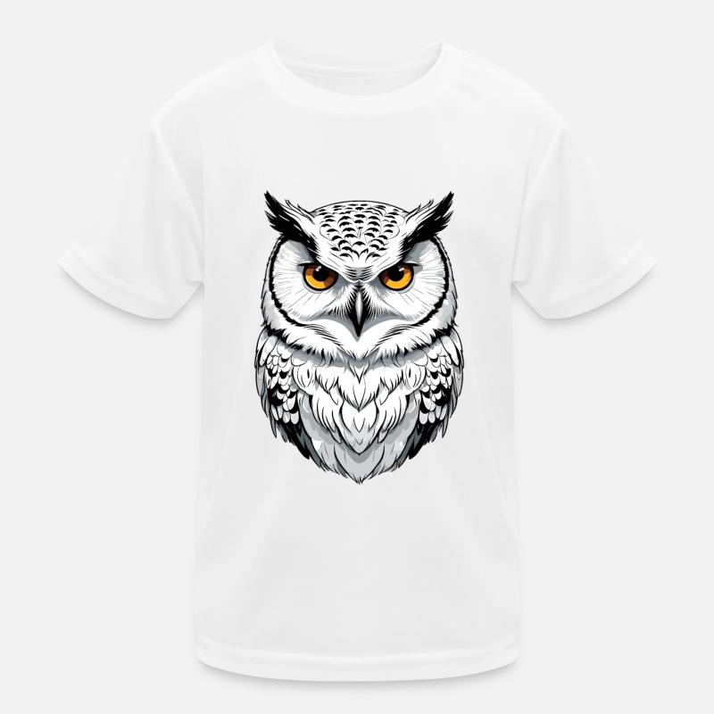 Snowy owl Kids Functional T-Shirt