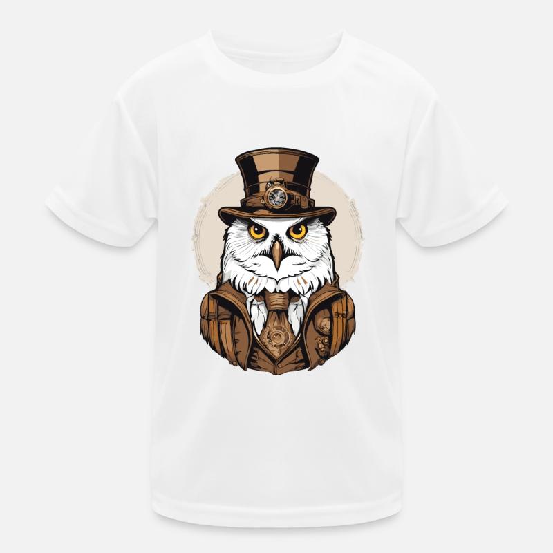 Schnee-Eule Kinder Funktions-T-Shirt