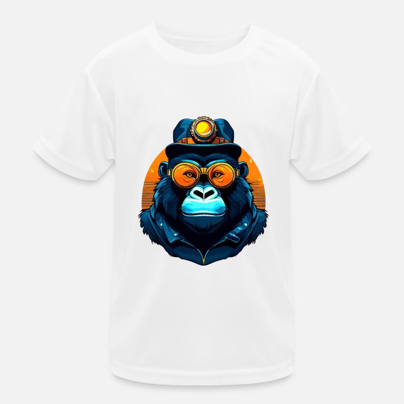 Gorilla Kinder Funktions-T-Shirt