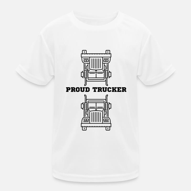 TRUCKER Kinder Funktions-T-Shirt