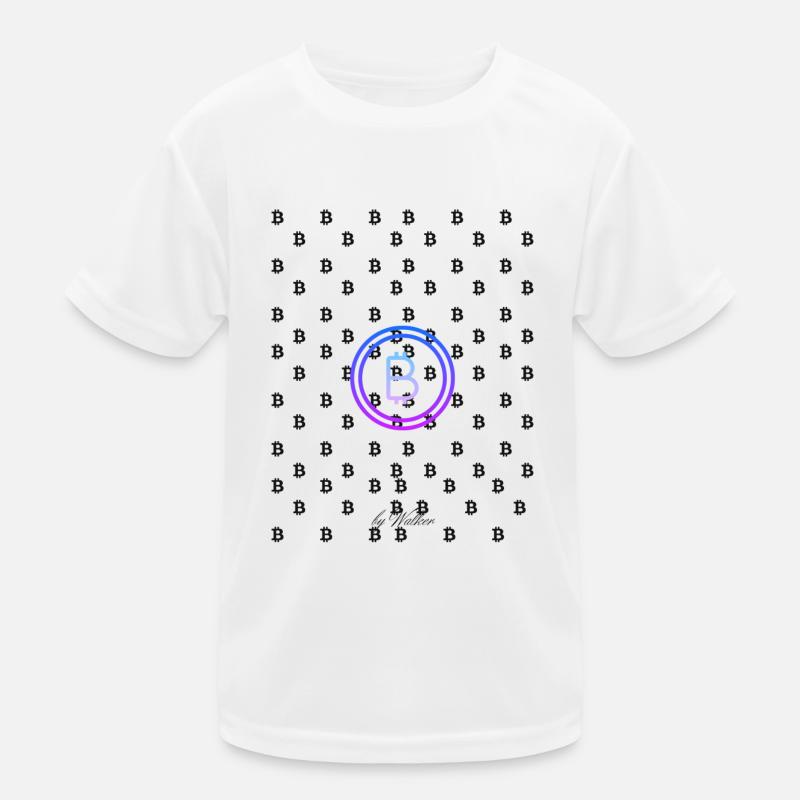 Bitcoin Kinder Funktions-T-Shirt