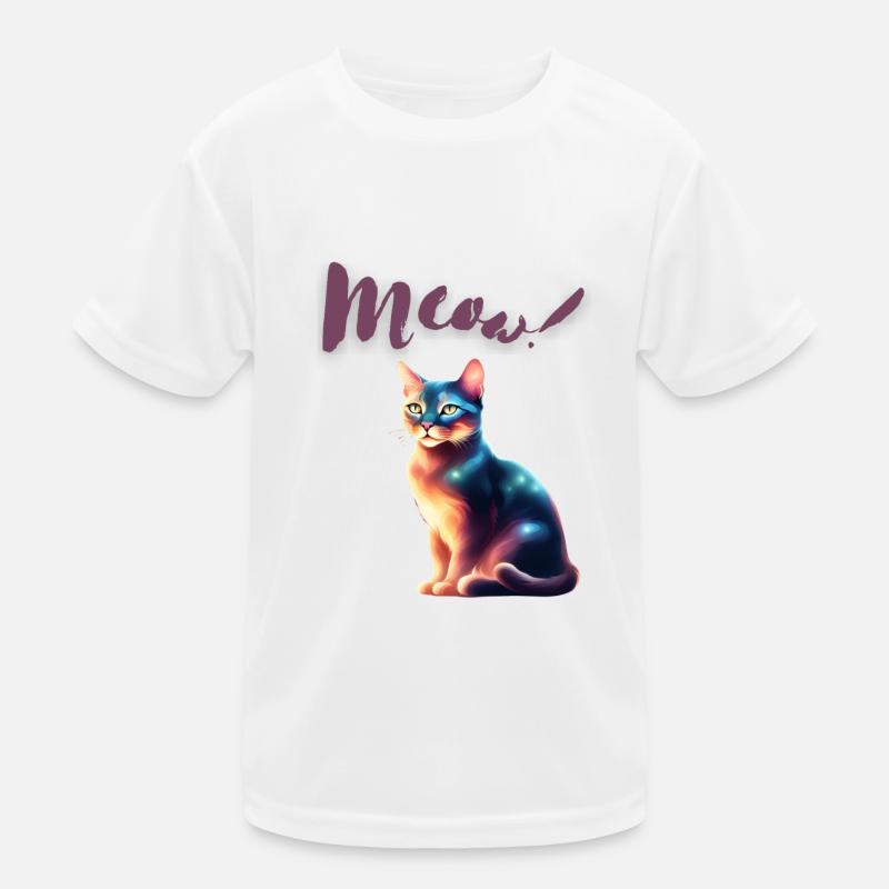 Beau chat T-shirt sport Enfant
