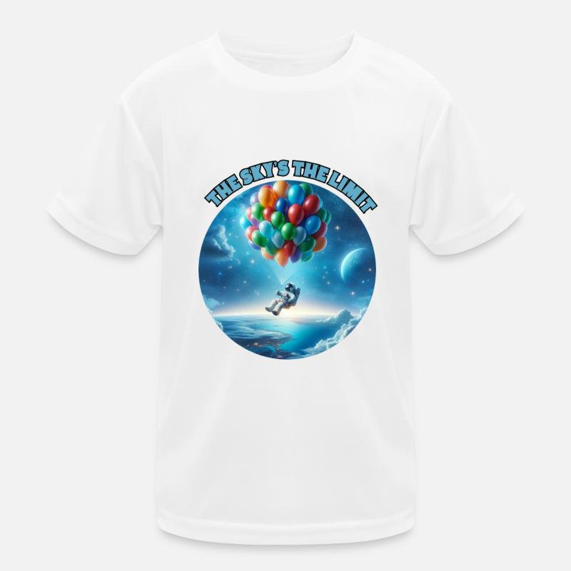 Der Himmel ist die Grenze Kinder Funktions-T-Shirt