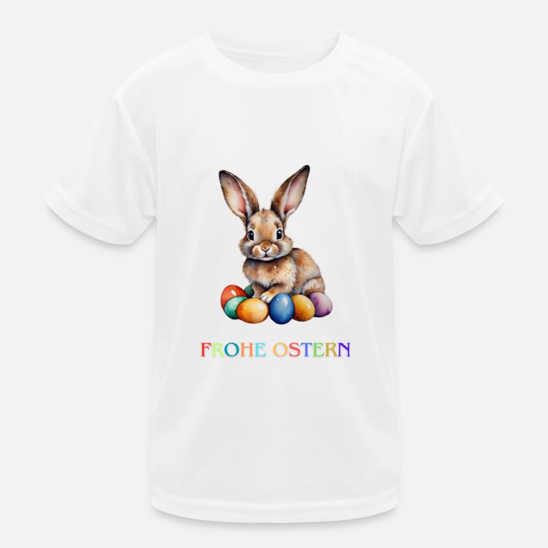 Happy Easter Kids Functional T-Shirt