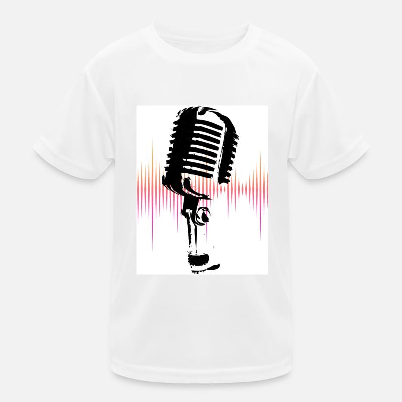 Liebe Zur Musik Equalizer Kinder Funktions-T-Shirt