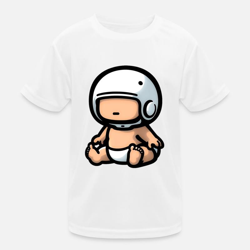 Baby Biker - Cute Helmet Kids Functional T-Shirt
