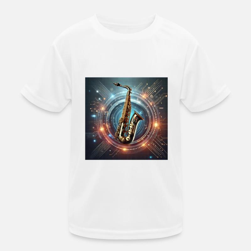 Electro-Sax Kinder Funktions-T-Shirt