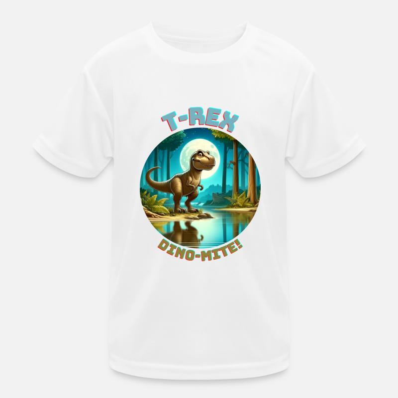 T Rex7 Kinder Funktions-T-Shirt