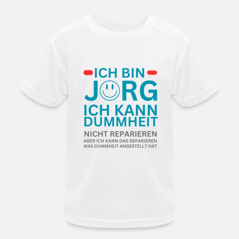 "Ich bin Jörg" Kinder Funktions-T-Shirt