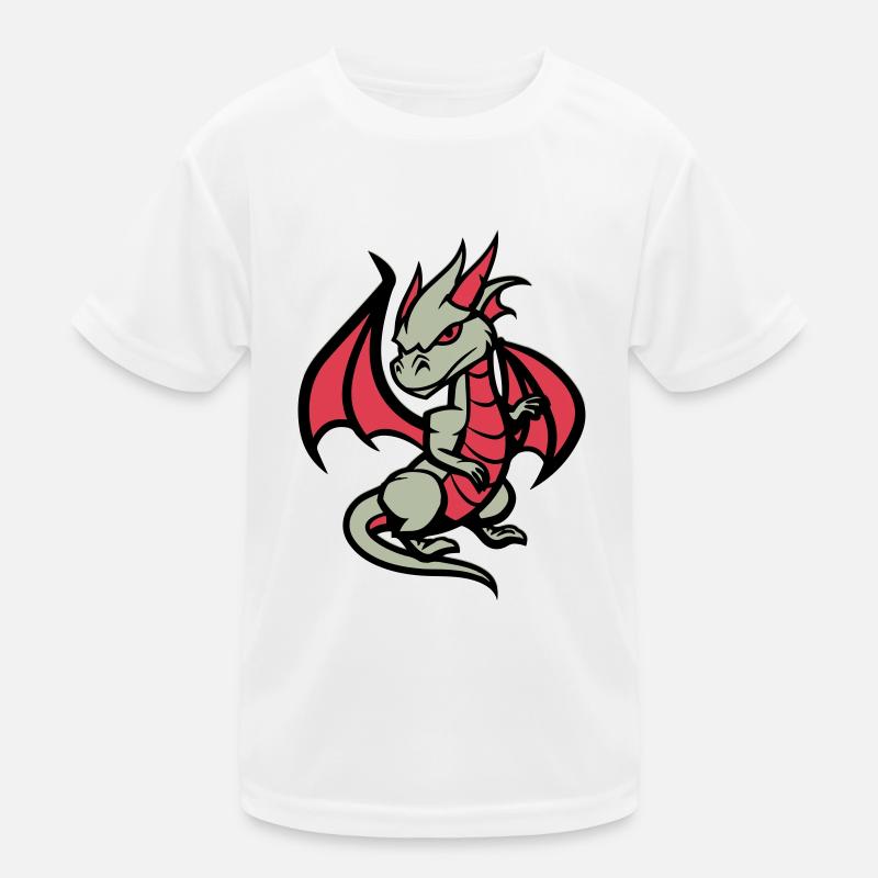 drache comic Kinder Funktions-T-Shirt