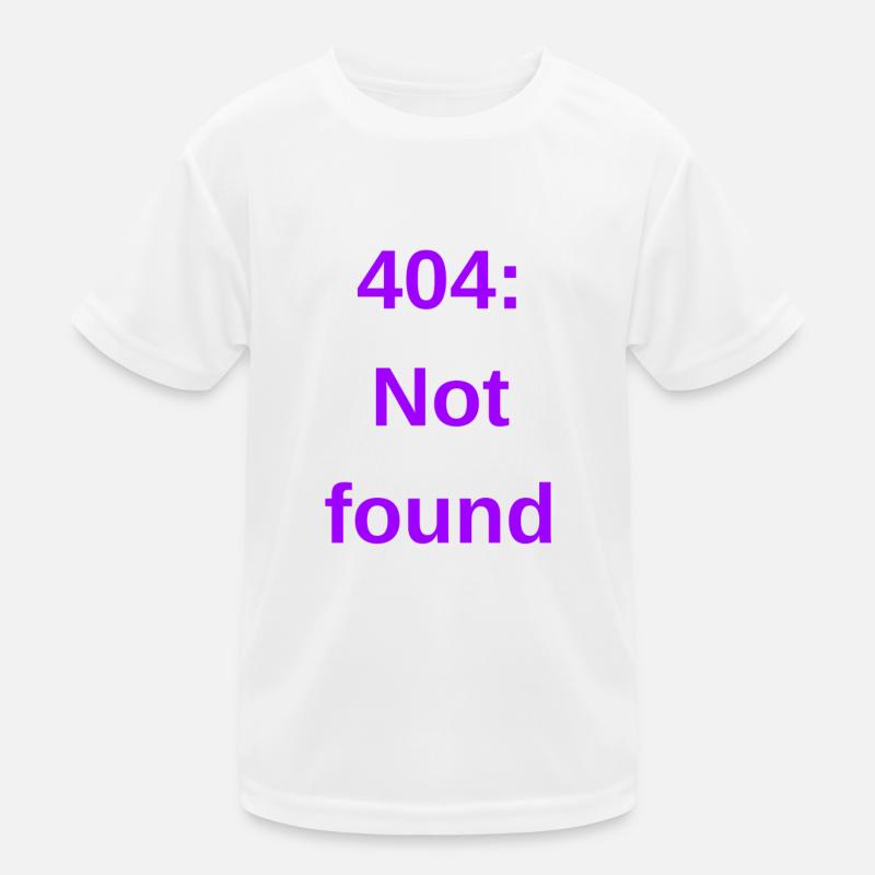 404: Not found Kids Functional T-Shirt