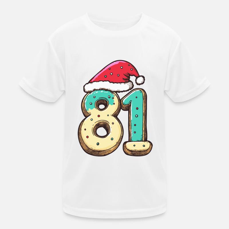 Biscuit de Noël à 81 chiffres T-shirt sport Enfant