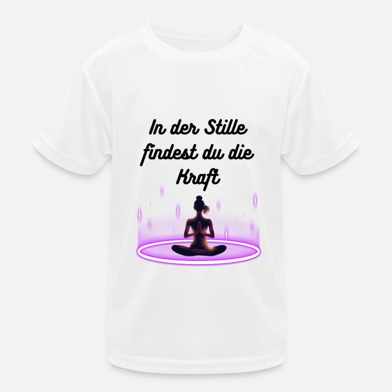 C’est dans le silence que vous trouvez la force T-shirt sport Enfant