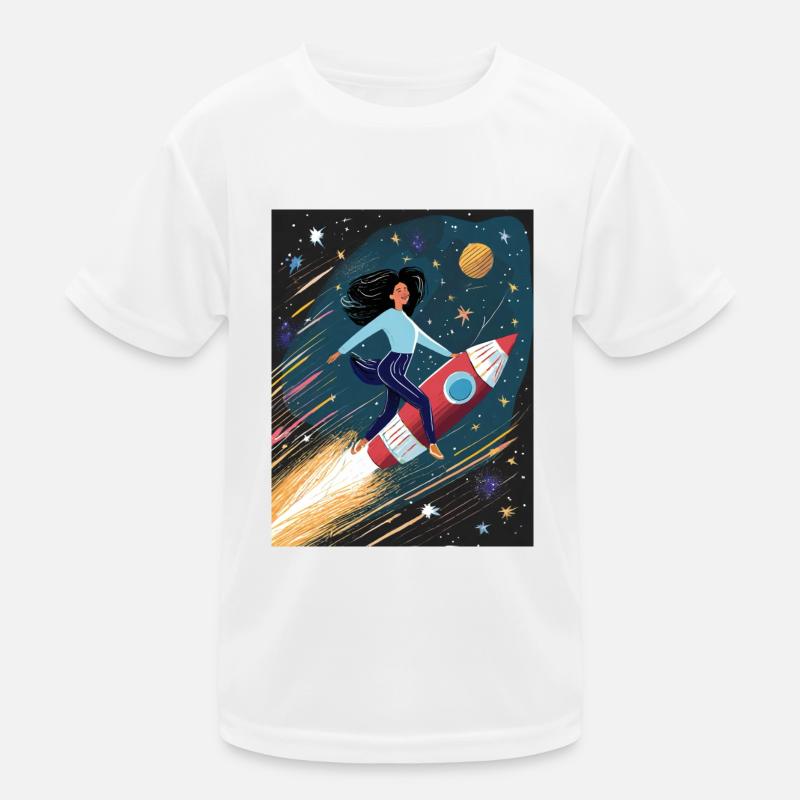 Vol de fusée T-shirt sport Enfant