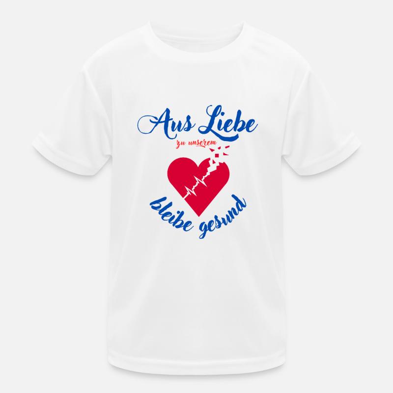 Ich bin ein Herzi Kinder Funktions-T-Shirt