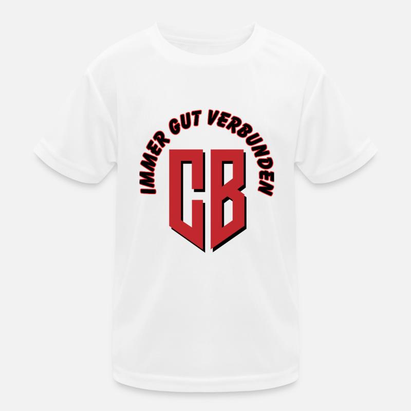 CB always well connected - Kids Functional T-Shirt - white