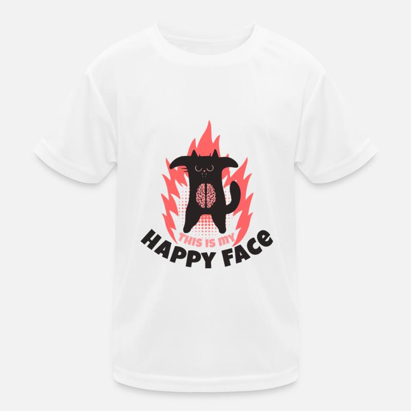 Happy face Kids Functional T-Shirt