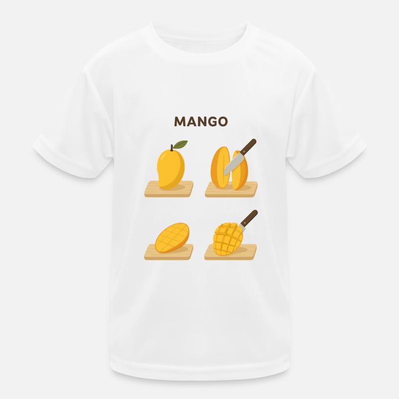 Mango Frucht lecker Geschenk Kinder Funktions-T-Shirt