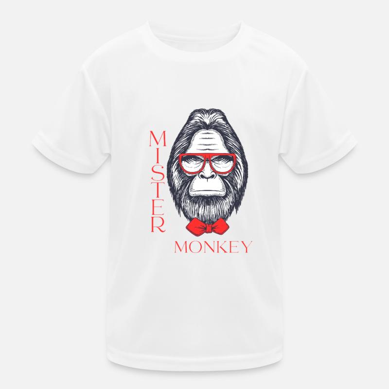 Mister Monkey Kinder Funktions-T-Shirt