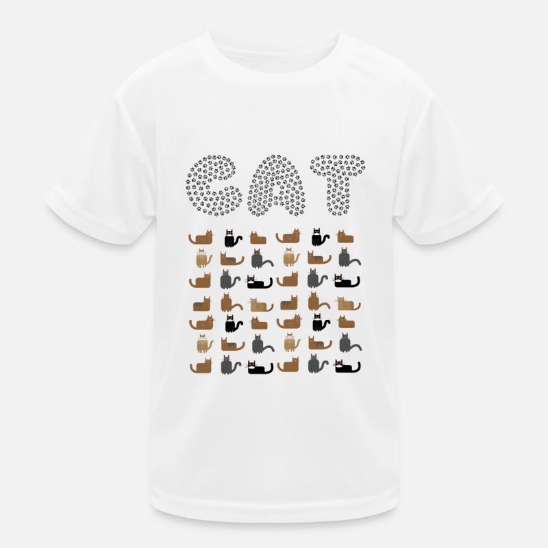 CHAT T-shirt sport Enfant