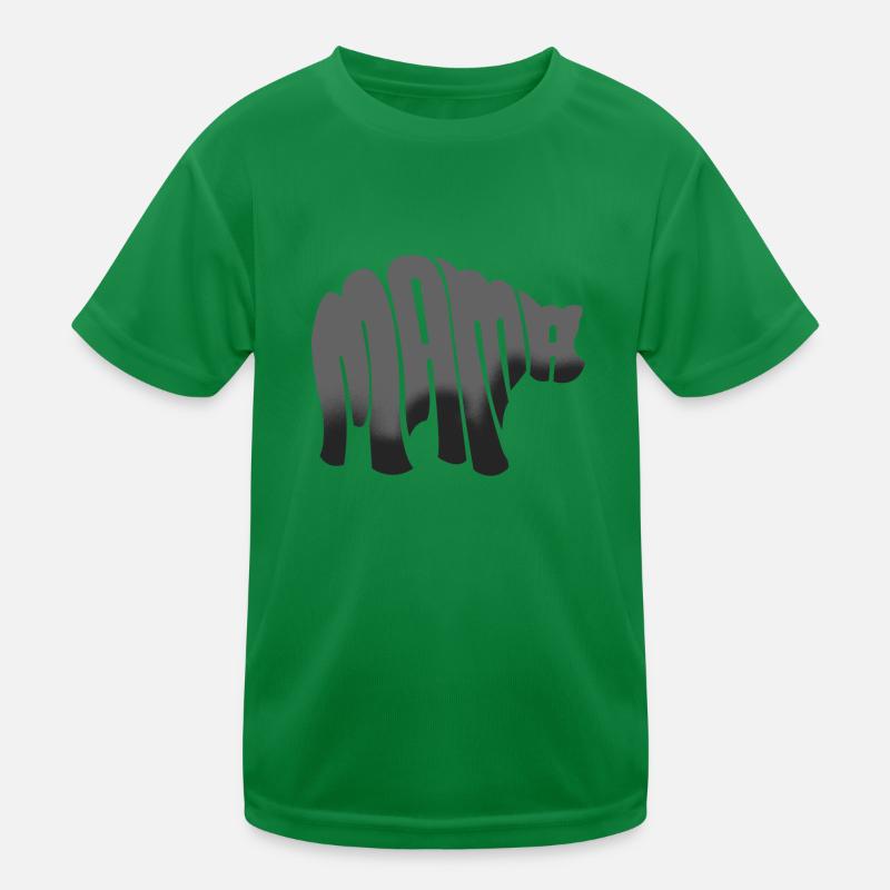 Mama Bär Muttertagsgeschenk - Shirt Kinder Funktions-T-Shirt