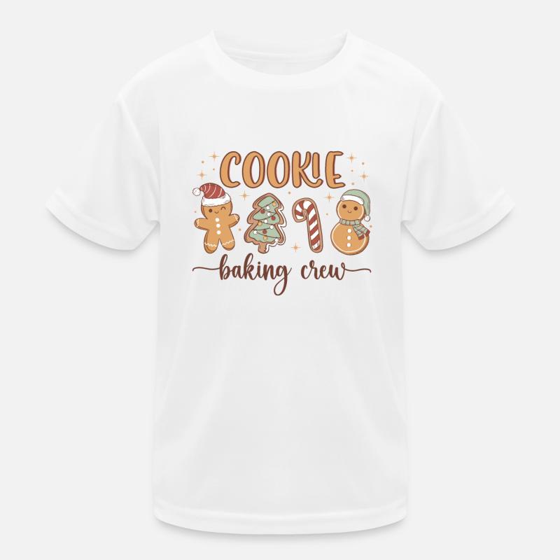 Équipe de cuisson de biscuits de Noël Pain d’épices drôle T-shirt sport Enfant