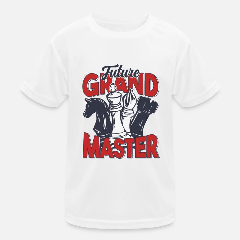 Future Grandmaster Chess Player Chess Pieces Kids Functional T-Shirt