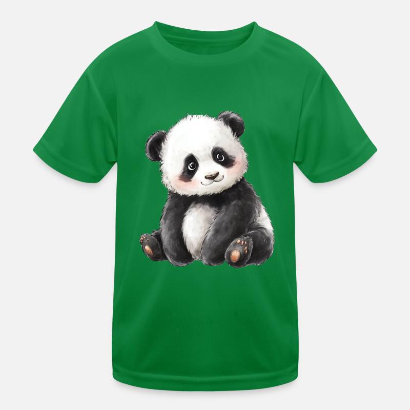 Mignon bébé panda T-shirt sport Enfant