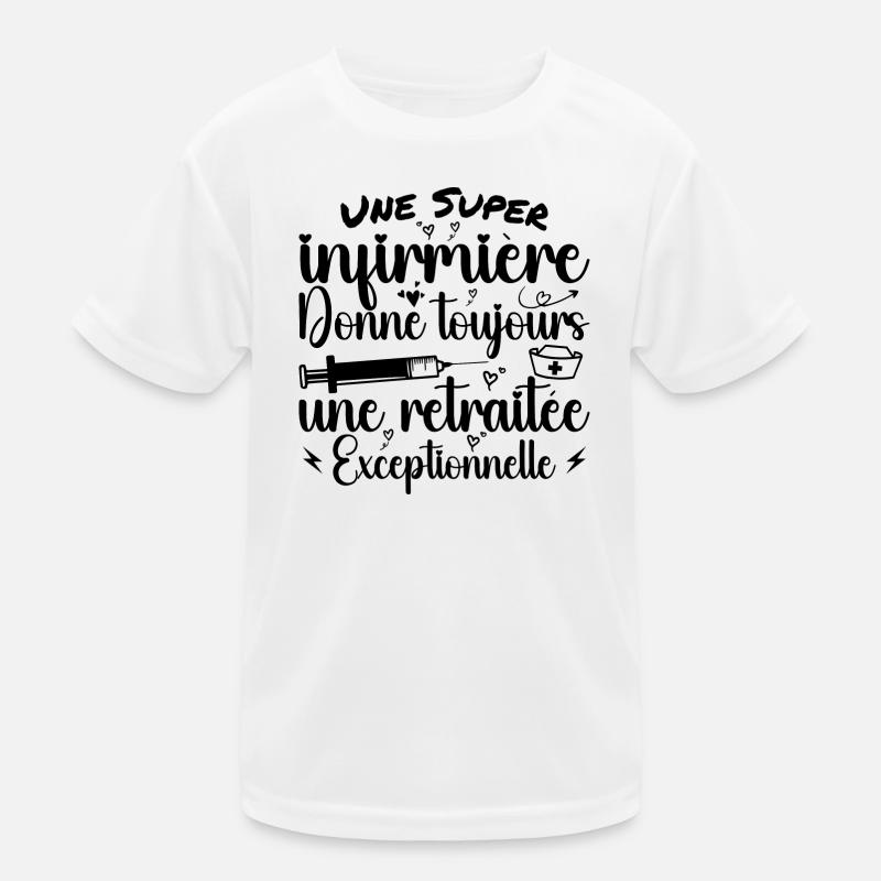 Humor Retired Nurse Retirement Gift Kids Functional T-Shirt