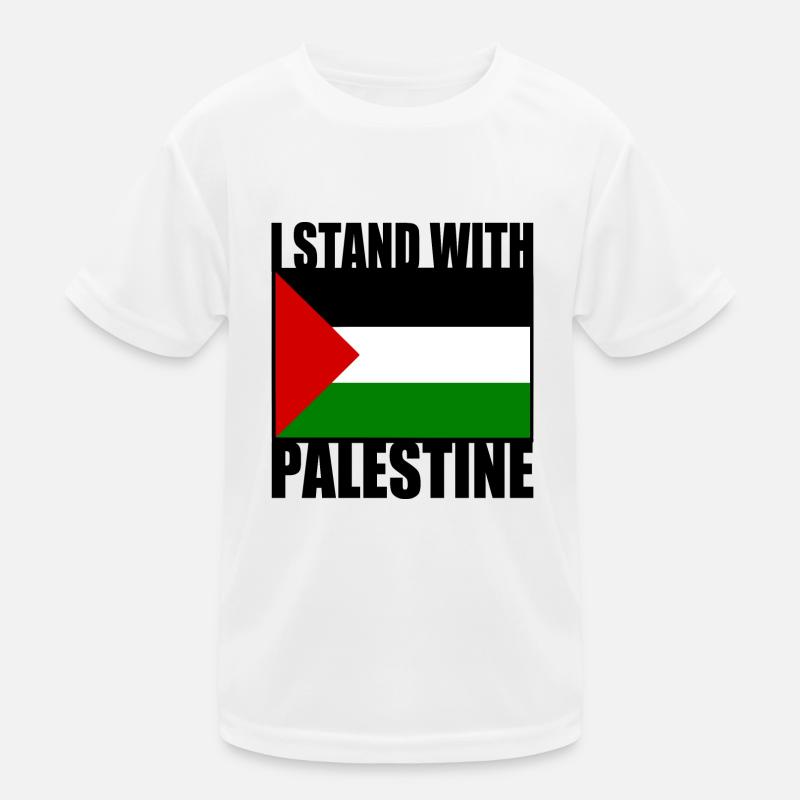 I stand with palestine T-shirt sport Enfant